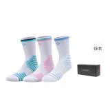Black Orange Box+3 Pack (White Blue+White Pink+White)