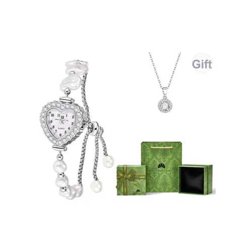 KERUIBAIDI Кварцевый механизм сплав ремешок женские часы белый циферблат