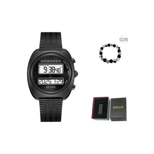 BAOGELA Электронный механизм нержавеющая сталь ремешок для часов мужские часы многоцветный циферблат