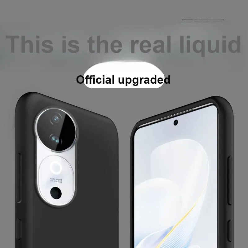 ZHUOJI Silicone Material Phone Cases Compatible With Vivo S19/S19 Pro Case Impact Resistant Advanced Fashionable Simple-1