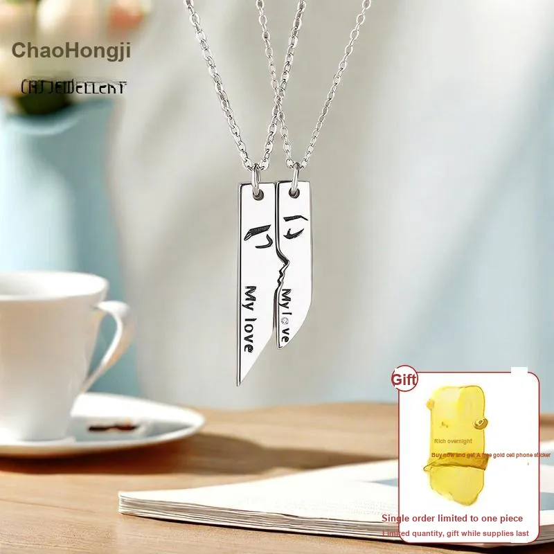 CHAOHONGJI 925 Sterling Silver Necklaces Unisex-0