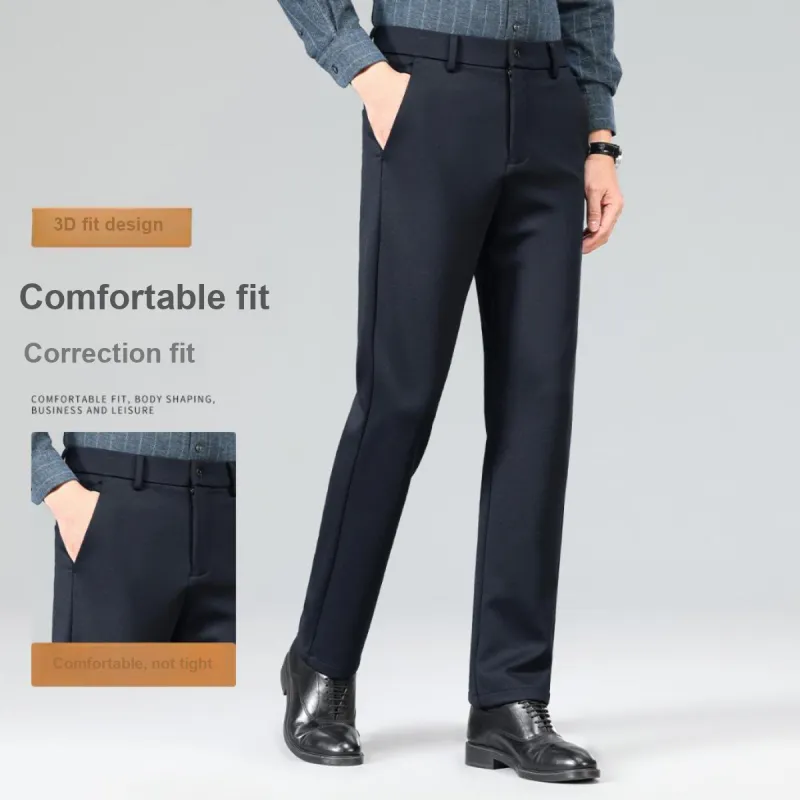 Red bean Suit Trousers Men-9