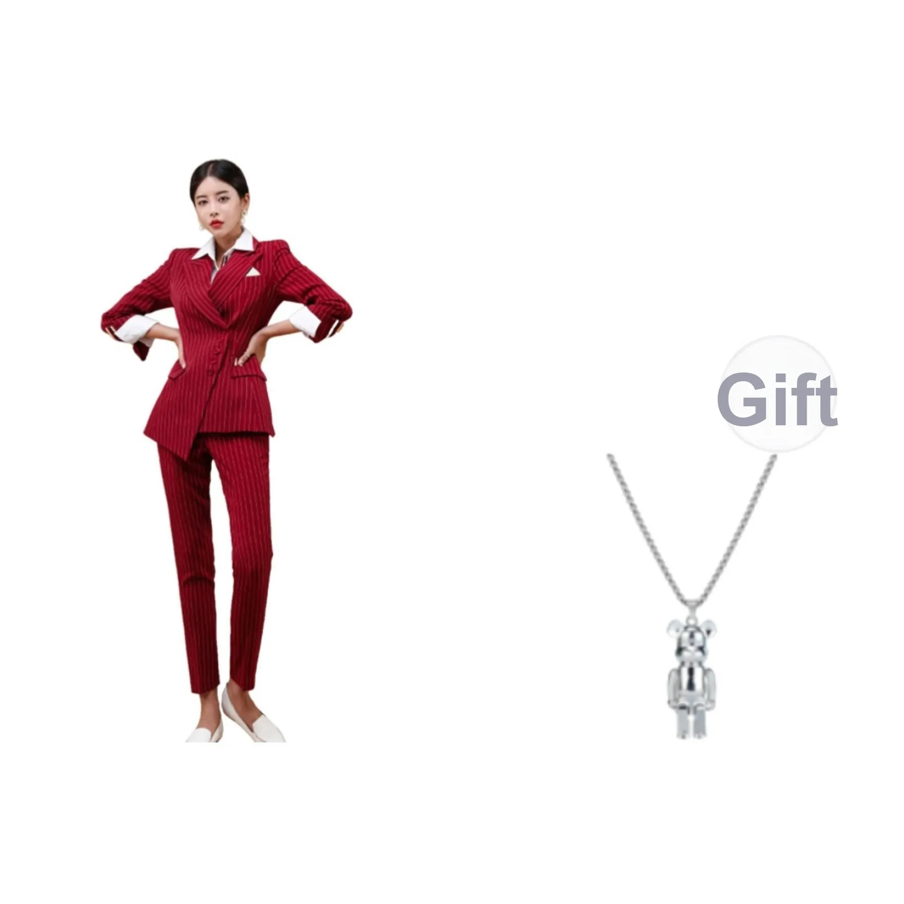 PEIMENG Красный Женские Деловые костюмы