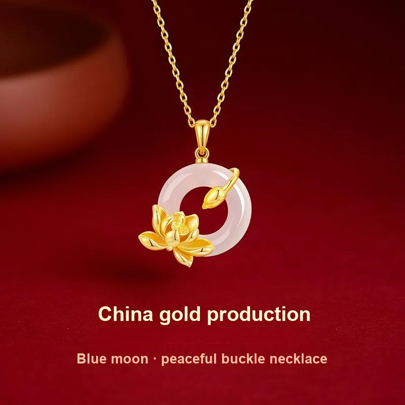 ZSY Chalcedony Jade Necklaces Women's-7
