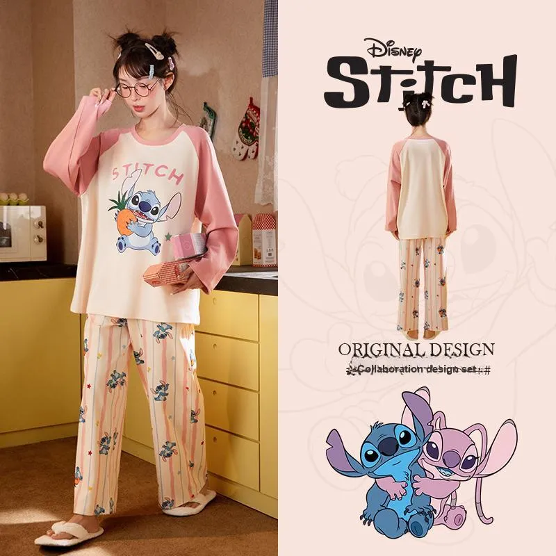 Gongdie x Disney Pajama Set Women's Pink-1