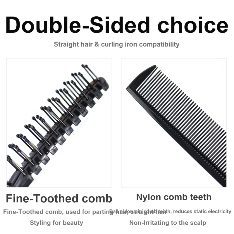 Malian Dual Purpose Foldable Comb Compact, Portable, Anti Static, Good Looking-4