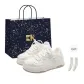 Beige (Shopping Bag-Comes with Socks)