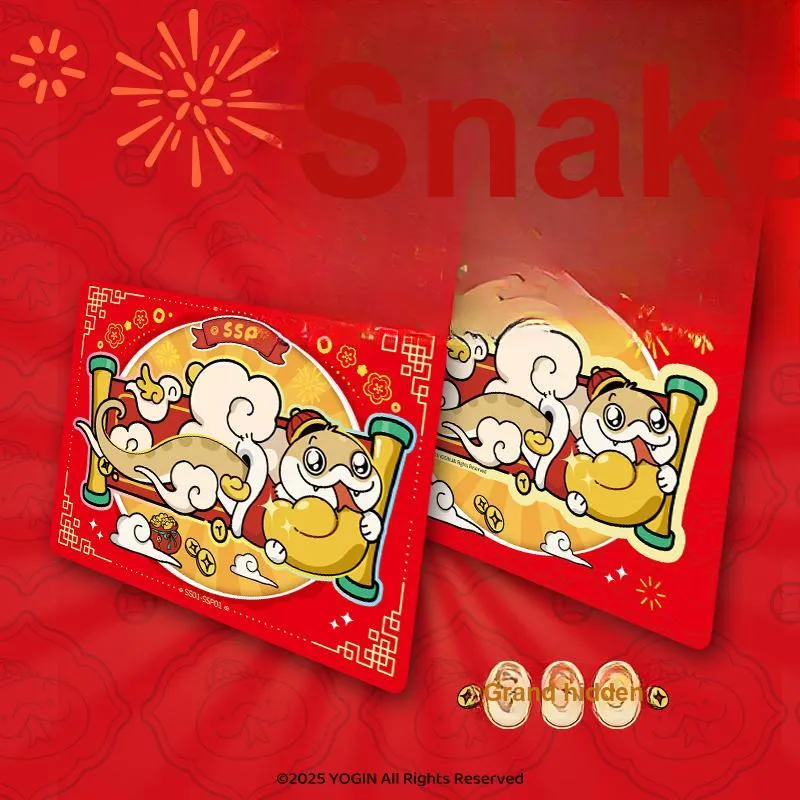 CARD.FUN Puppy Snake Dots Special Edition Magnetic Card Ji Fu Bag IP/Anime Cards 10 Bags/Box-1