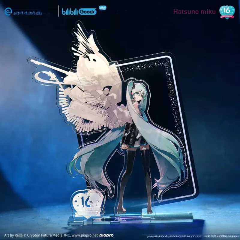 BEMOE Hatsune Miku 16TH Birthday Commemoration 'Future Collection' Badge Color Sheet Stand Anime Merchandise-2