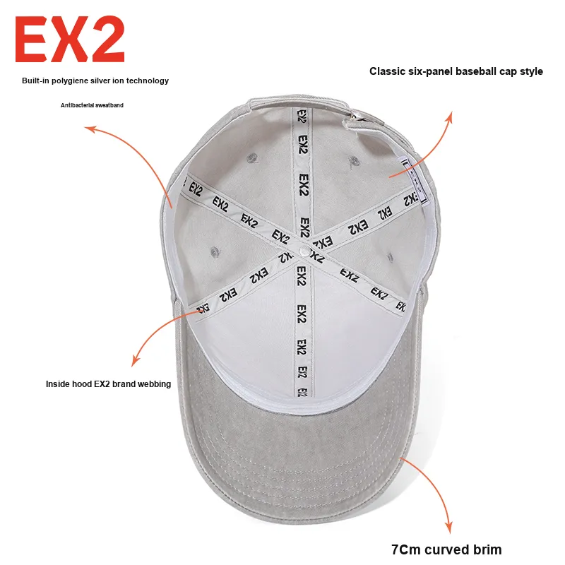 EX2 YIHAISHI Cotton Baseball Caps Unisex-1