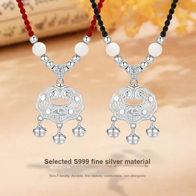 MISS TOOYA S999 Fine Silver Necklaces Unisex-8