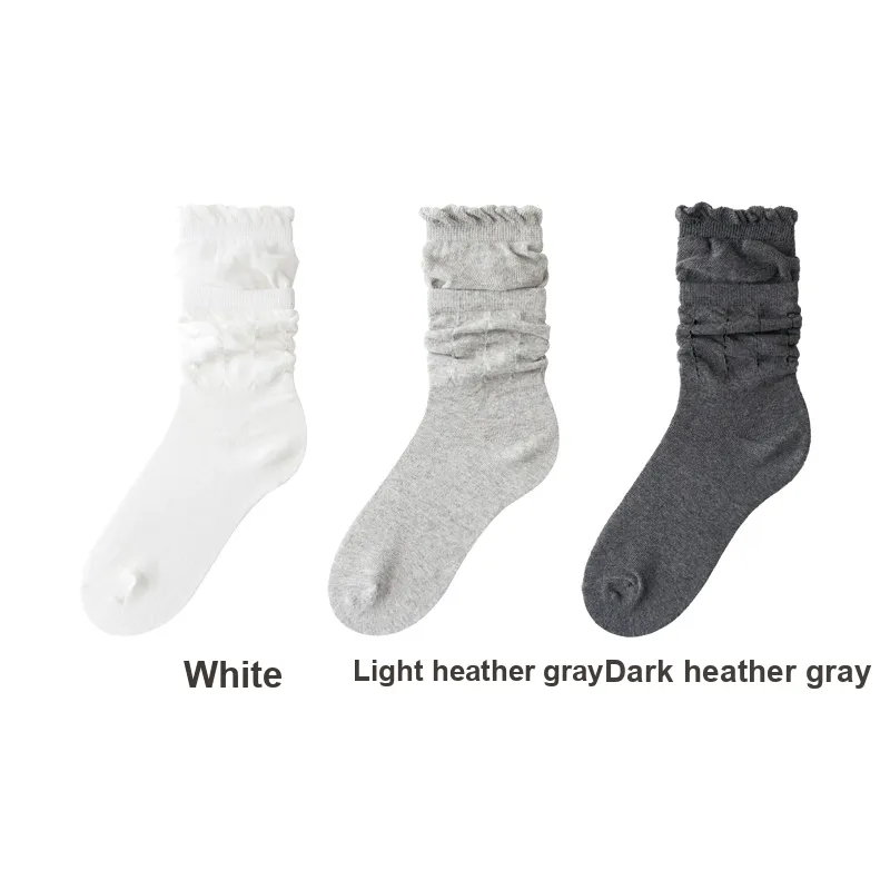 H YXIANG Mid Calf Socks Women's Combo Set-1