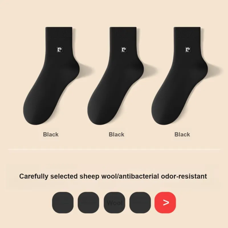 PIERRE CARDIN Mid Calf Socks Men's 3 Pack With Box Included-11