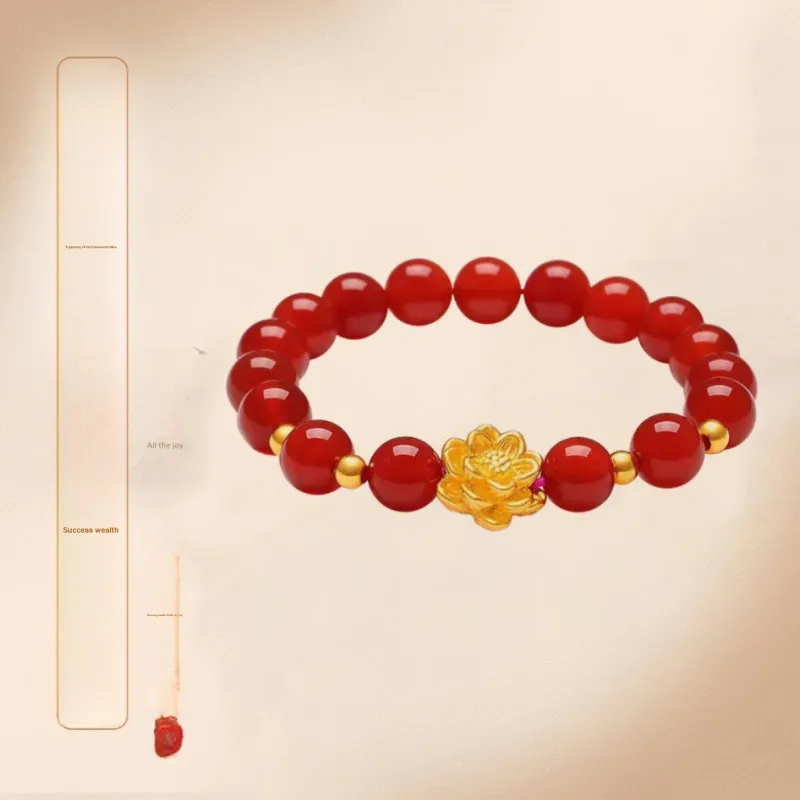 The Years Are Quiet Agate Bracelets Unisex-1