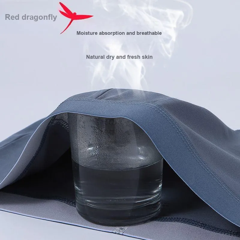 RED DRAGONFLY Cotton Panties Men's 3 Pack Gift Box Set-9