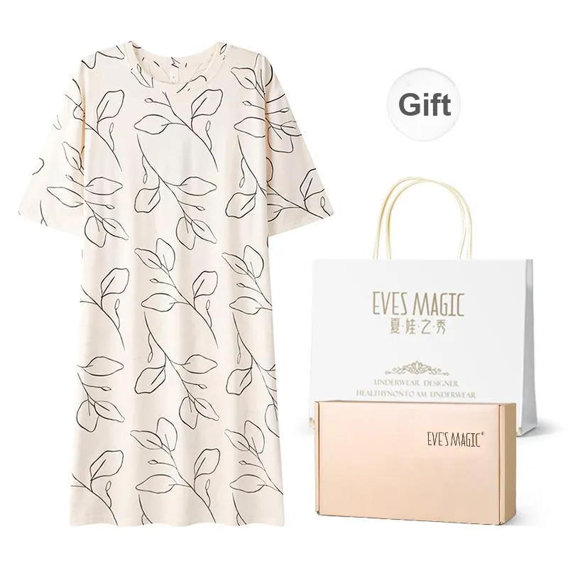 XIA.WA.ZHI.XIU Nightgown Women's Gift Box Set-35