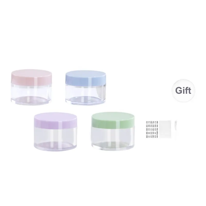 NILIYA Multicolor Face Cream Dispenser Bottles Travel Portable Empty Bottle 4 Pcs-7