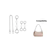 [Baili Three-Piece Set]Four-Leaf Clover 12cm+Four-Leaf Clover 1 Section 2+Decorative Chain 40cm