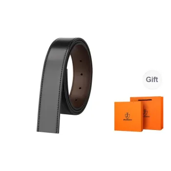 Jaylen Oos Top Grain Cow Leather Leather Belts Men's 3.4cm Wide