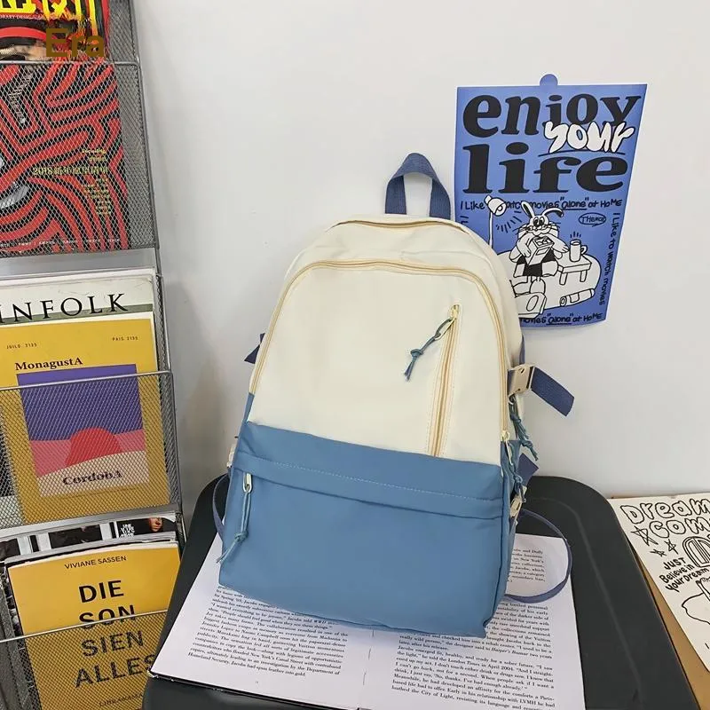 Yalu Nylon Backpack Unisex Multicolor-5