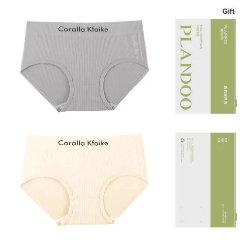 PLANDOO Underwear Gift Box Women's Gift Box Of 2 Strips
