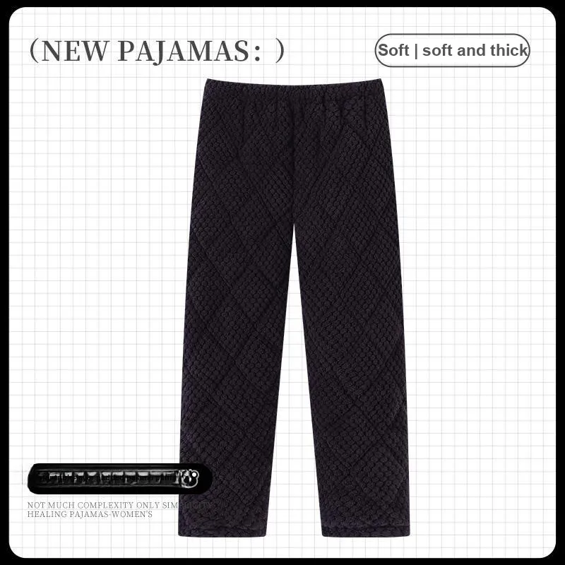OUSHIBO Pajama Pants Women's Image Color-1