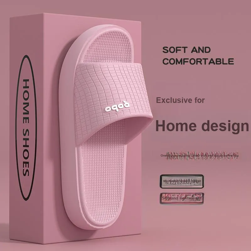 LUNNIFEIYA Squashy And Bouncy Feeling Eva Slippers, Couple Indoor Home Use Comfortable Soft Sole Odor Free-5