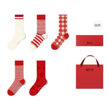 B&C.Room Mid Calf Socks Women's Box 5 Pack