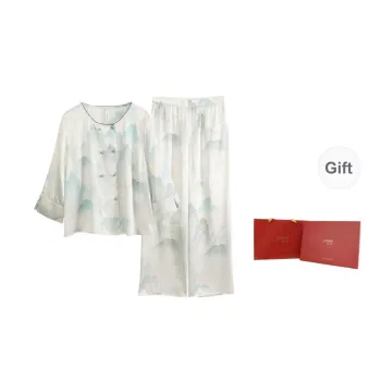 JINSANT Pajama Set Women's Turquoise
