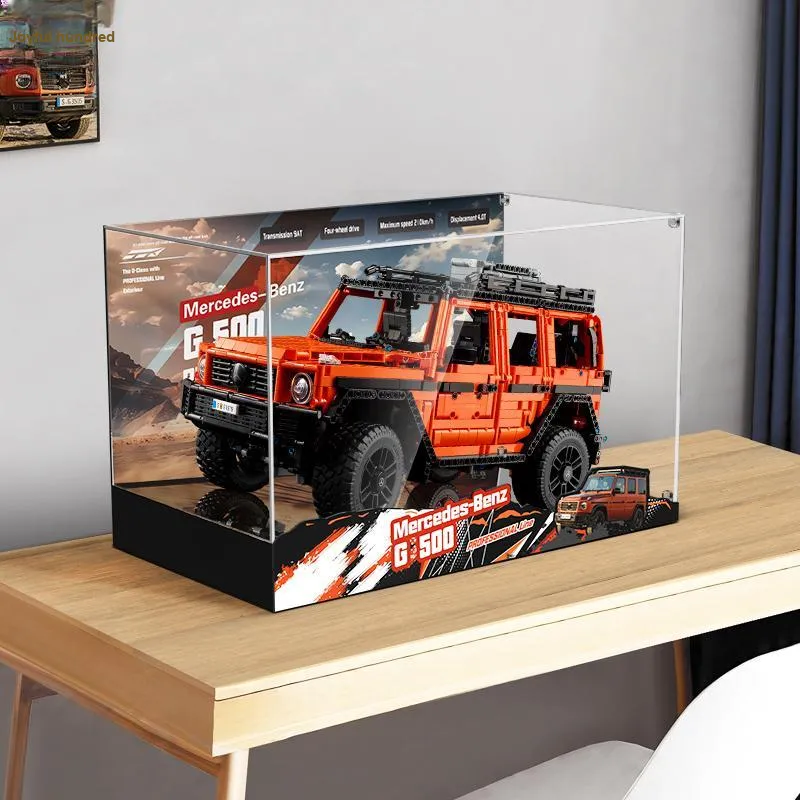 LIGHT YOUR BRICKS Compatibility Building Block 42177 Mercedes Benz G500 Off Road Vehicle Storage Box Model Accessories-4
