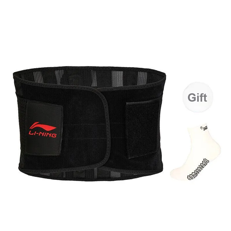 LiNing Back Support Braces Breathable Protective Compression Polyester Unisex-27