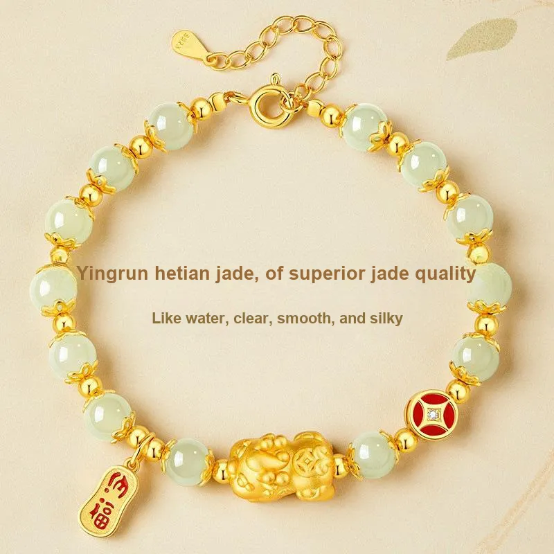 SHUIBEI Bracelets Green Jade Unisex-1