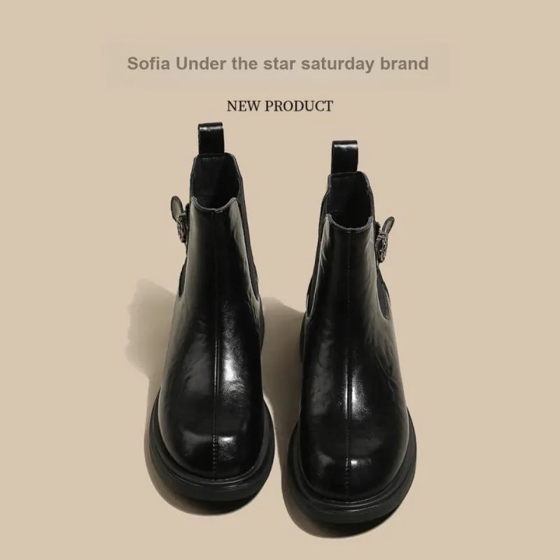 Safiya Short Chelsea Boots Women's-2