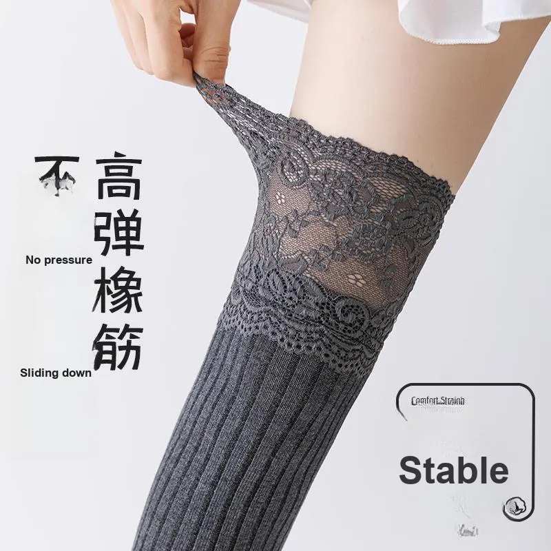 Lan Miao Thigh high Socks Women's Shopping Bag Combo Set-6