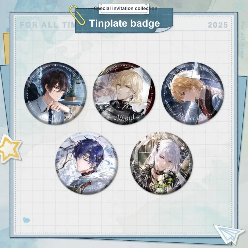 SHIKONGZHONGDEHUILVREN Special Invitation Collection Aine, Luchen, Luoxia, Sislai, Yexuan Badges-7