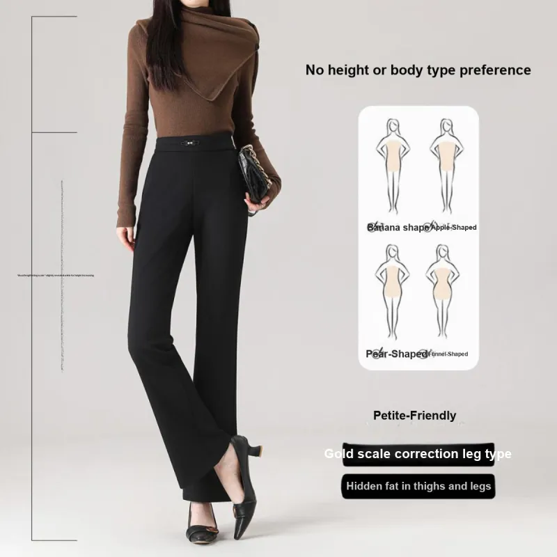 Like The Age Of Water Casual Pants Women's Black-5