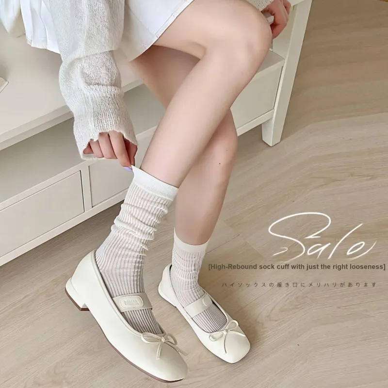 XXLLG Mid Calf Socks Women's 3 Pack-4