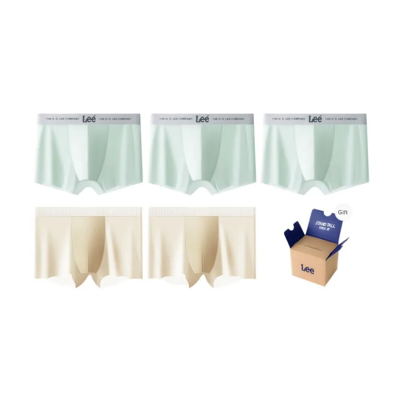 Lee SS23 Ice Series Underwear Gift Box Men's 5 Pack-0