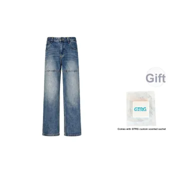 GTRG Jeans Unisex Medium Blue
