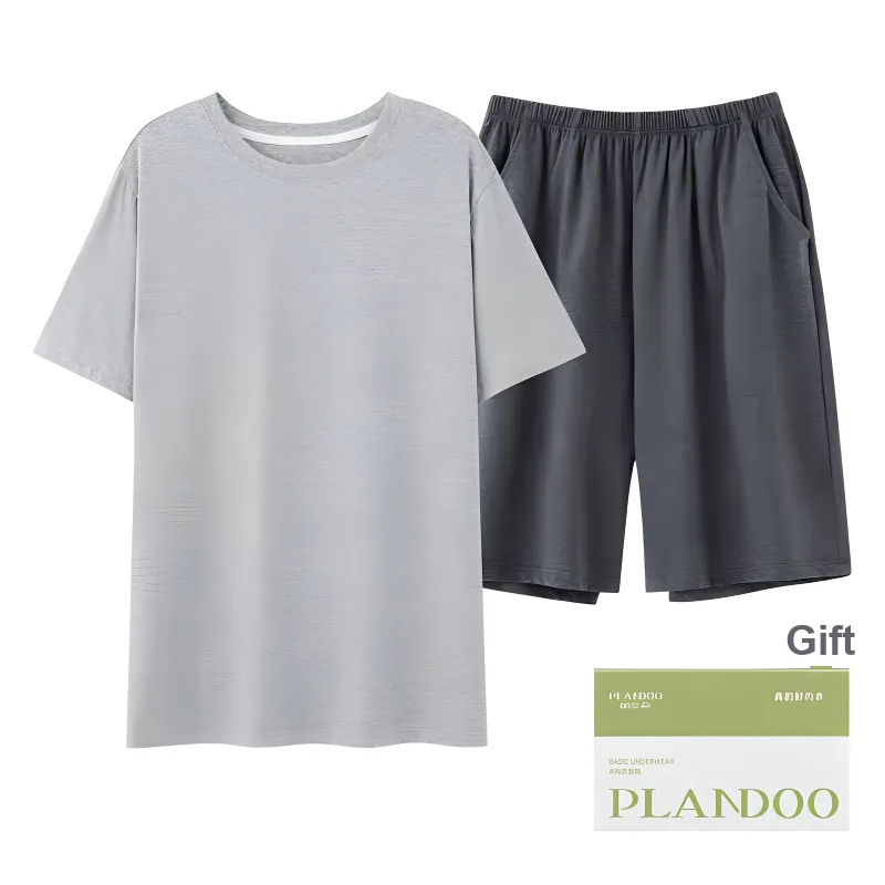 PLANDOO Pajama Set Men's Gift Box Set-0