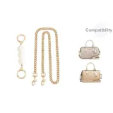 Pearl+Gold-Tone Chain
