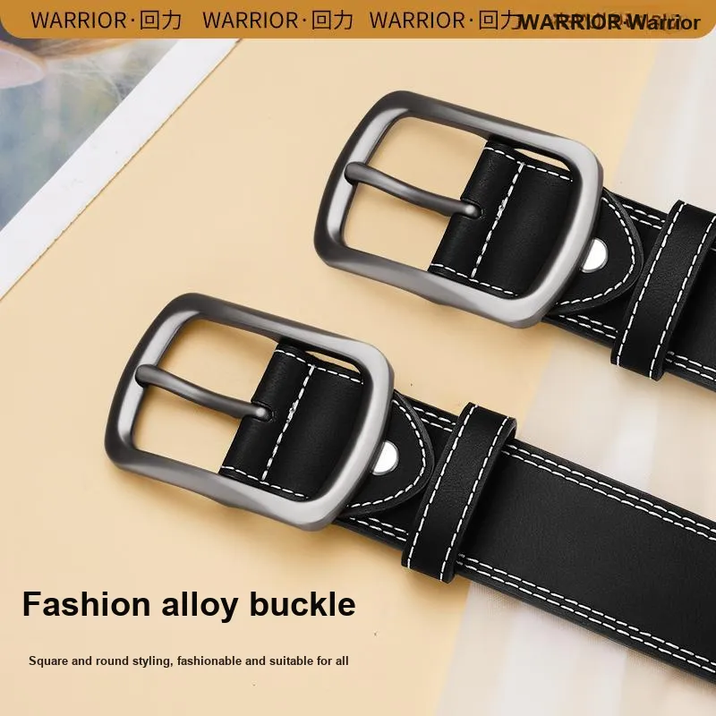 Warrior Bovine Split Transfer Leather Belt Women's 3.8cm-4
