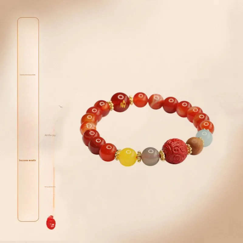 The Years Are Quiet Agate Bracelets Unisex-1