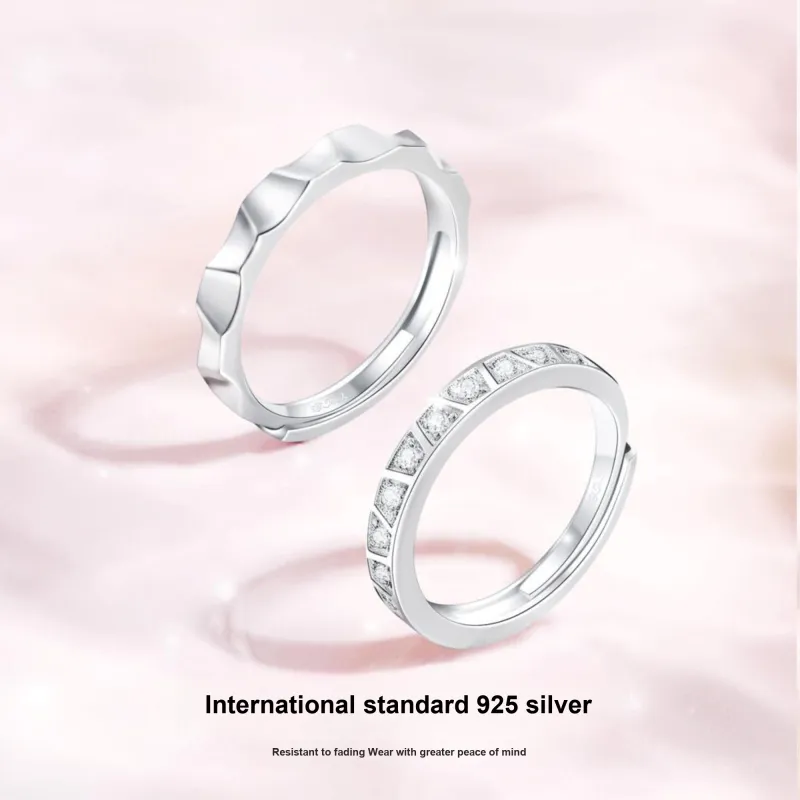 ZHENJIUJIU Silver 925 Ring, Confession Unisex-1