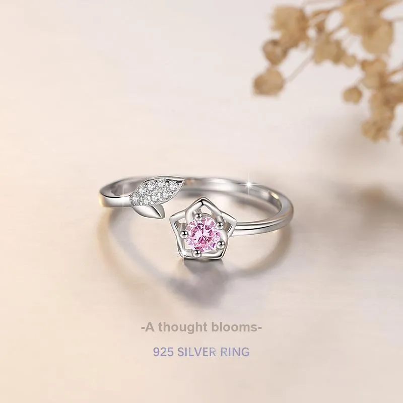 PHOENIXSILY 925 Sterling Silver Rings Women's-1