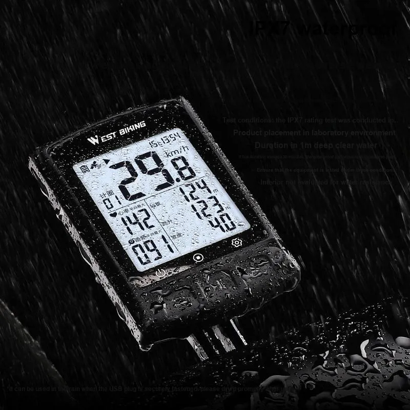 WEST BIKING Speedometer Cycling Equipment Trail Running Unisex-2