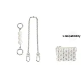 (White Lily) Pearl+Decorative Chain Set