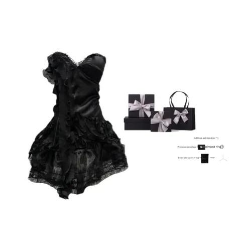 Non Allergic Черные Женские Платья без рукавов