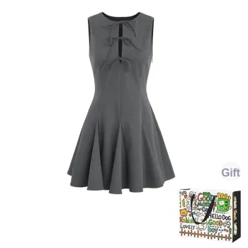 OURUOKE Sleeveless Dress Women's