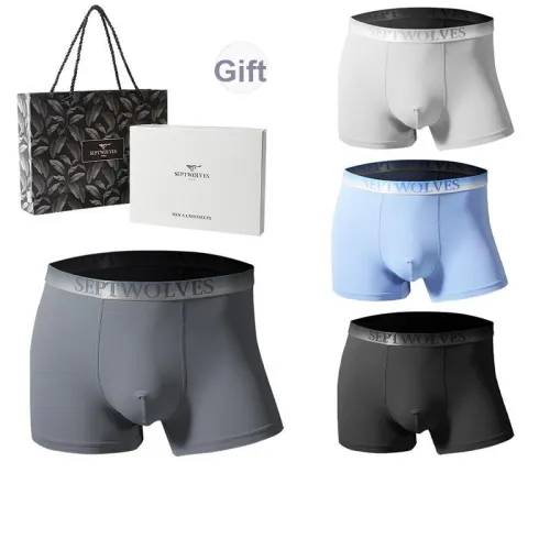 SEPTWOLVES Нижнее белье Подарочная коробка Мужской 4 шт Gift Box Set + Сумка для покупок